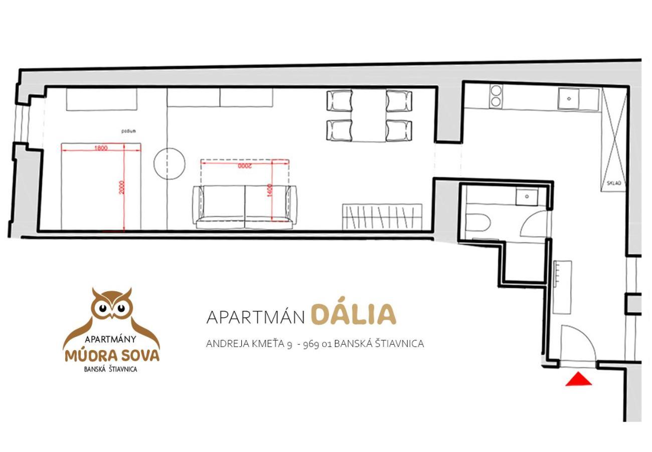 Apartmany Mudra Sova Banska Stiavnica Bagian luar foto